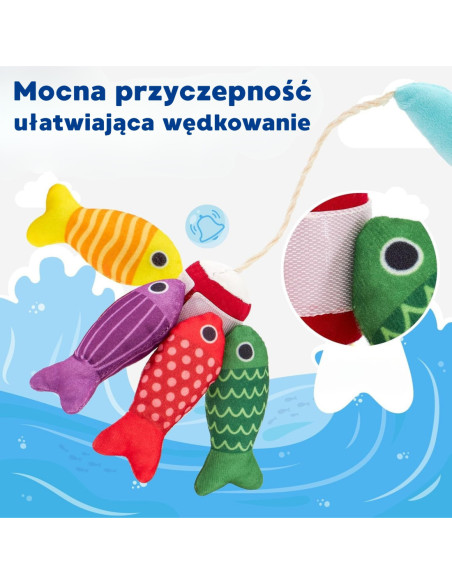 WOOPIE Zestaw Małego Wędkarza Nauka Liczenia 22 El.