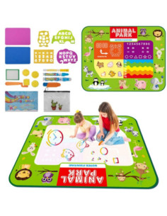 WOOPIE 2-in-1 Water Painting Mat XXL Double-Sided Animals