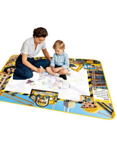 WOOPIE Mata Wodna do Rysowania Zestaw Kreatywny z Akcesoriami 2