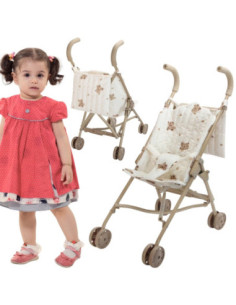 WOOPIE Wóżek Dla Lalek Spacerówka w Misie