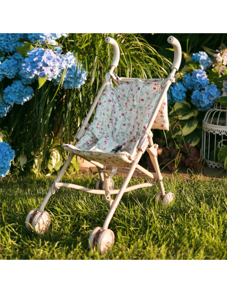 WOOPIE Wózek Spacerówka Dla Lalek w Kwiatki