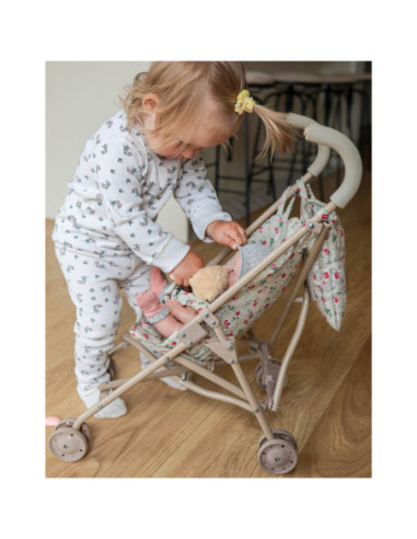 WOOPIE Wózek Spacerówka Dla Lalek w Kwiatki