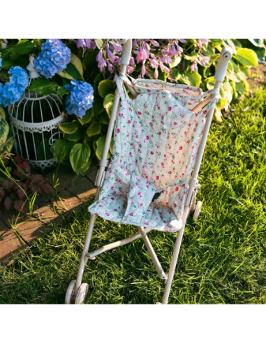 WOOPIE Wózek Spacerówka Dla Lalek w Kwiatki