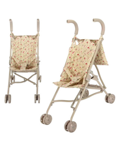 WOOPIE Wózek Spacerówka Dla Lalek w Kwiatki