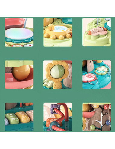 WOOPIE Interaktywne Drzewko Edukacyjne Pianino Led