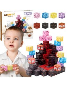 WOOPIE Magnetic Blocks Cubes Pixels 74pcs.