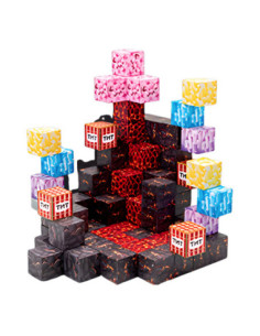 WOOPIE Klocki Magnetyczne Bloczki Sześciany Piksele Mine Craft 74el. 2