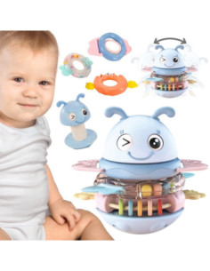 WOOPIE Baby Wanka Stand Up Sensory Toy 2 in 1 Rattle Teether