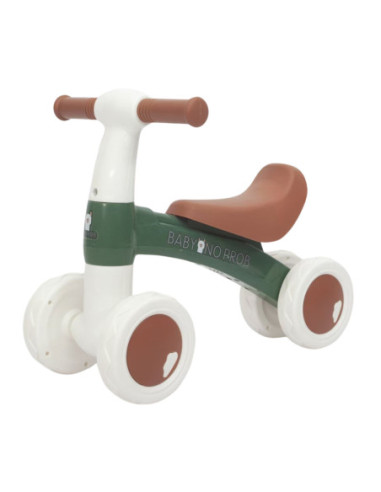 WOOPIE Rowerek Biegowy Zielony Jeździk Czterokołowy