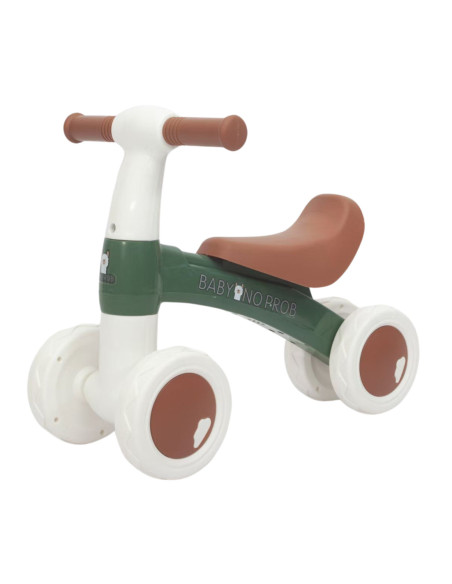 WOOPIE Rowerek Biegowy Zielony Jeździk Czterokołowy