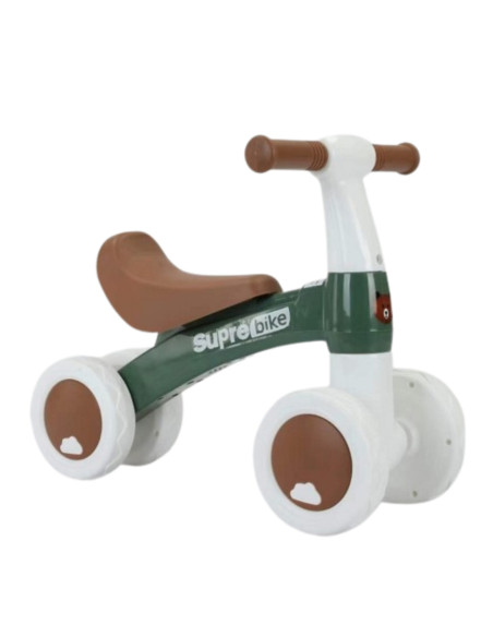 WOOPIE Rowerek Biegowy Zielony Jeździk Czterokołowy