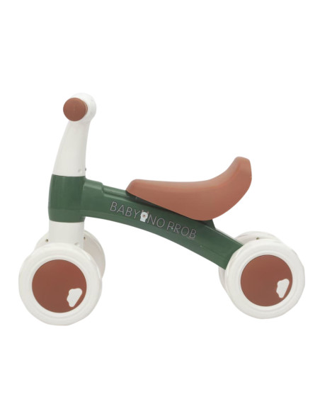 WOOPIE Rowerek Biegowy Zielony Jeździk Czterokołowy