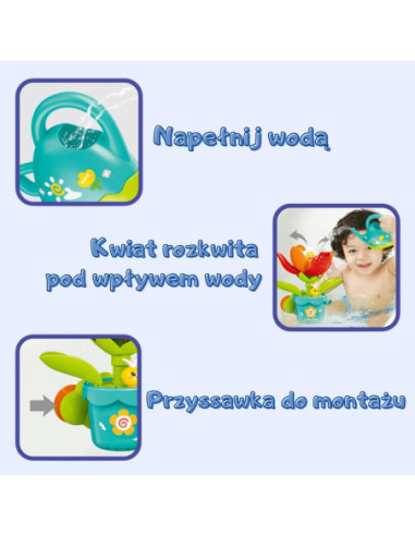 Woopie Zabawka do Kąpieli Rozkwitając Kwiatek z Konewką