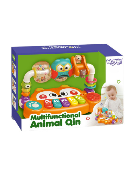 WOOPIE Interaktywne Pianino Edukacyjne Lisek LED Grzechotki