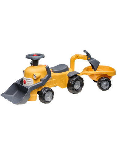 FALK Chodzik Jeździk Koparka Marcel z Przyczepką