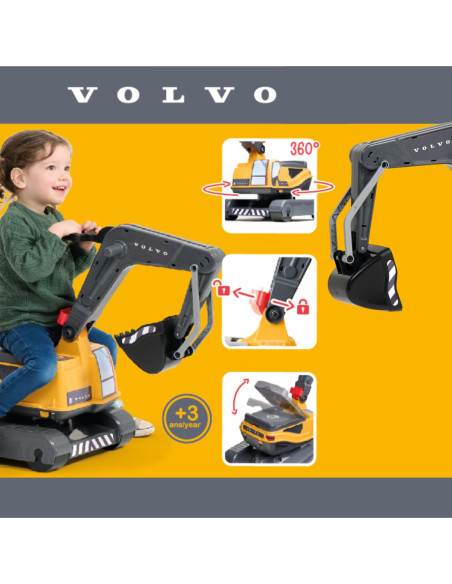 FALK Koparka Przegubowa Volvo Obrotowa Kabina Łopata