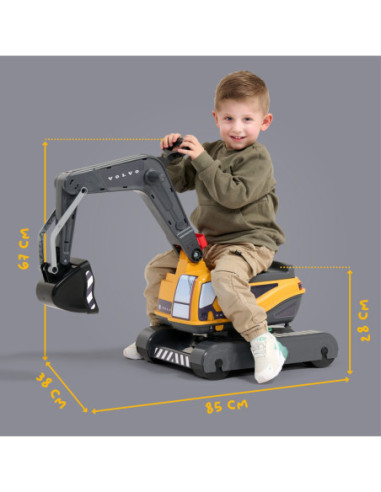 FALK Koparka Przegubowa Volvo Obrotowa Kabina Łopata