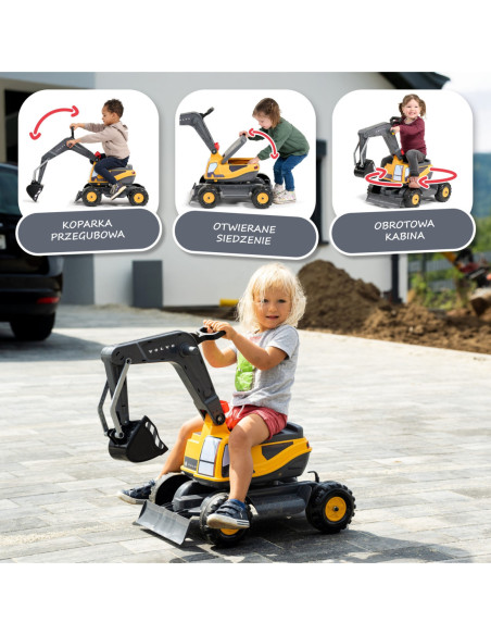 FALK Koparka Przegubowa Volvo Obrotowa Kabina Łopata Pług