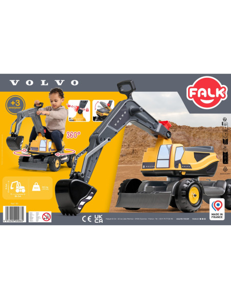 FALK Koparka Przegubowa Volvo Obrotowa Kabina Łopata Pług