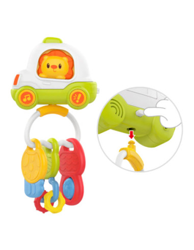 Woopie Zabawka Interaktywna Pilot Samochodzik z Kluczykami Grzechotka Gryzak