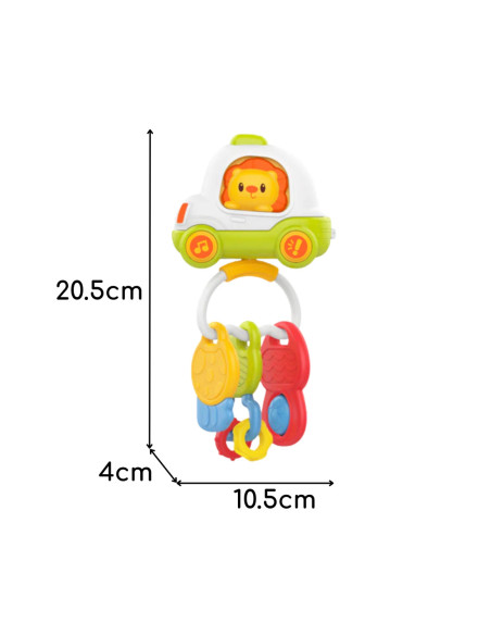 Woopie Zabawka Interaktywna Pilot Samochodzik z Kluczykami Grzechotka Gryzak