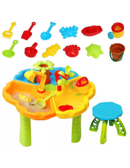 WOOPIE Stolik Wodny z Krzesełkiem 2w1 Piaskownica