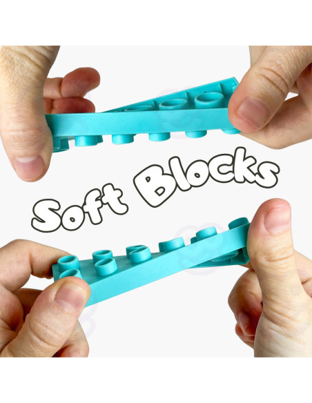 WOOPIE Klocki Soft Blocks Zestaw 99 Elementów w Pudełku