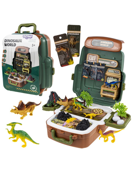 WOOPIE Walizka Dinosaur World - Edukacyjny Zestaw Odkrywcy Dinozaurów