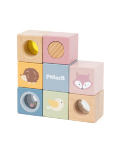 VIGA Drewniane Klocki Sensoryczne PolarB 2