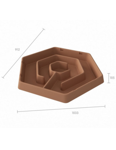 MASTERKIDZ Sześciokątny Stolik Labirynt Do Zabawy Piaskiem i Wodą