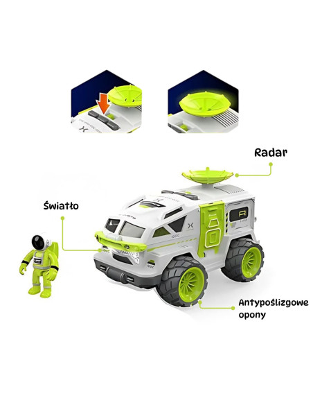 WOOPIE Interaktywny Duży Łazik Kosmiczny Space Set