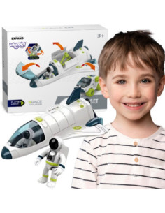 WOOPIE Zestaw Kosmiczny Prom i Łazik Space Set