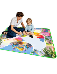 WOOPIE Mata Wodna do Malowania dla Dzieci z Dinozaurami + Akcesoria 2