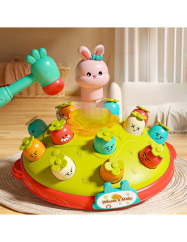 WOOPIE Interaktywna Gra Zręcznościowa Edukacyjna Uderz Młotkiem w Kreta