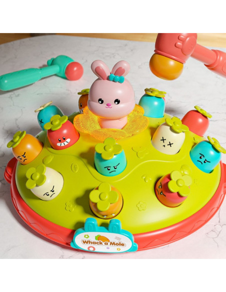 WOOPIE Interaktywna Gra Zręcznościowa Edukacyjna Uderz Młotkiem w Kreta