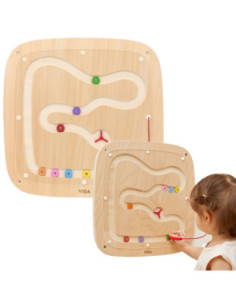 VIGA Drewniana Tablica Manipulacyjna Sensoryczna Przepływ Grawitacyjny