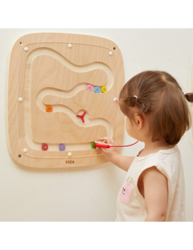 VIGA Drewniana Tablica Manipulacyjna Sensoryczna Przepływ Grawitacyjny