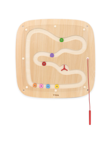 VIGA Drewniana Tablica Manipulacyjna Sensoryczna Przepływ Grawitacyjny