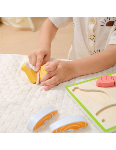 VIGA Zestaw do Krojenia Mięsa – Realistyczna Zabawa w Kuchnię