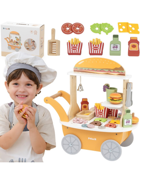 VIGA Minisklep z Hamburgerami – Kreatywna Zabawa w Odgrywanie Ról