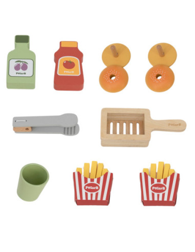 VIGA Minisklep z Hamburgerami – Kreatywna Zabawa w Odgrywanie Ról