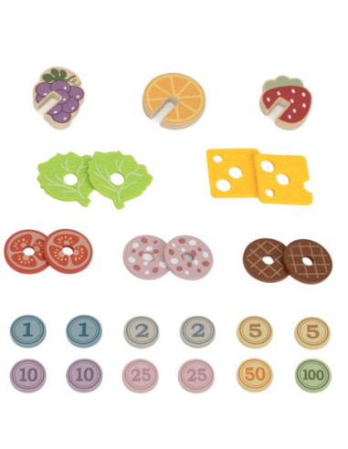 VIGA Minisklep z Hamburgerami – Kreatywna Zabawa w Odgrywanie Ról