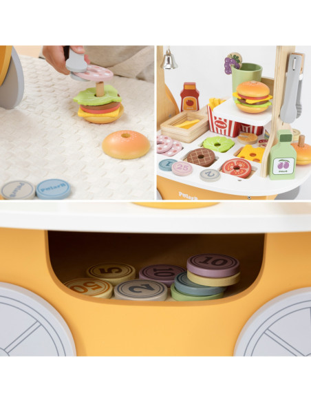 VIGA Minisklep z Hamburgerami – Kreatywna Zabawa w Odgrywanie Ról