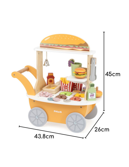 VIGA Minisklep z Hamburgerami – Kreatywna Zabawa w Odgrywanie Ról