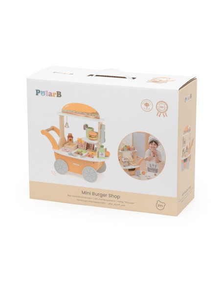 VIGA Minisklep z Hamburgerami – Kreatywna Zabawa w Odgrywanie Ról