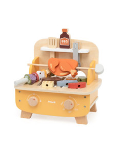 VIGA Drewniany Zestaw do Grillowania BBQ Grill 2