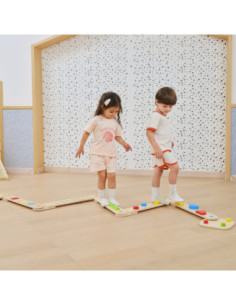 VIGA Drewniana Równoważnia Modułowa Tor Ścieżka Sensoryczna 2