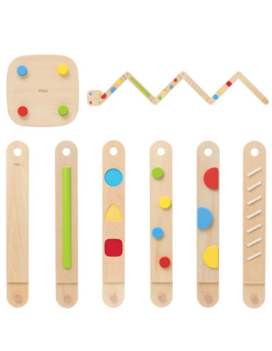 VIGA Drewniana Równoważnia Modułowa Tor Ścieżka Sensoryczna
