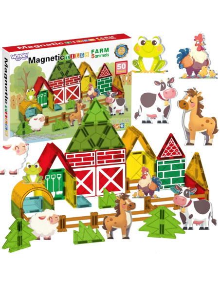 WOOPIE Magnetyczne Klocki Konstrukcyjne 7