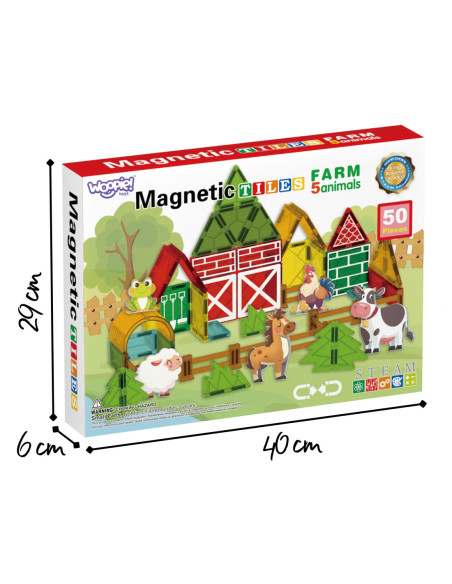 WOOPIE Magnetyczne Klocki Konstrukcyjne 7